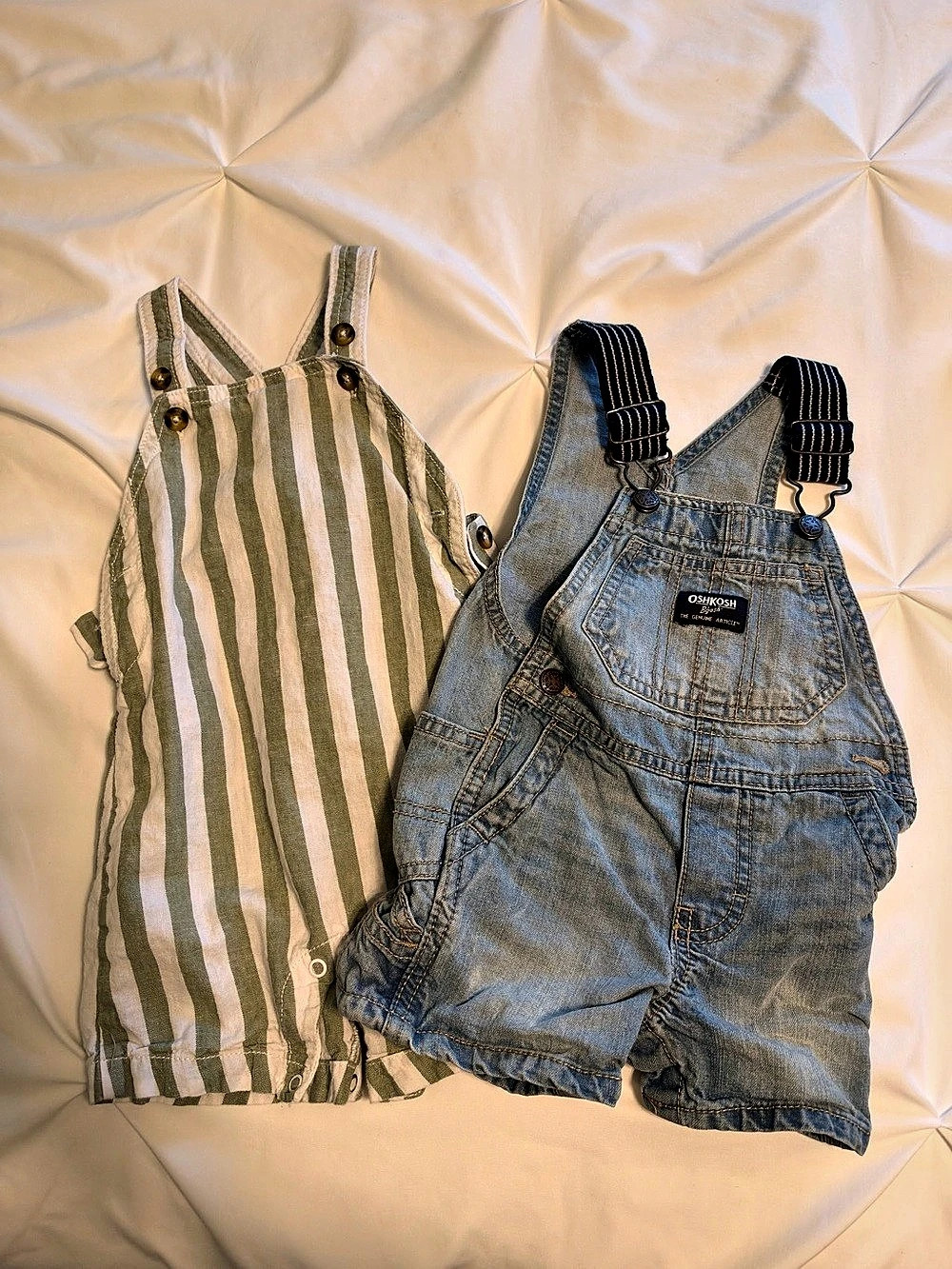 OshKosh B'gosh Denim Overalls Bundle, 12M